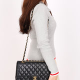 Chanel Medium Classic Double Flap Black Lambskin GHW