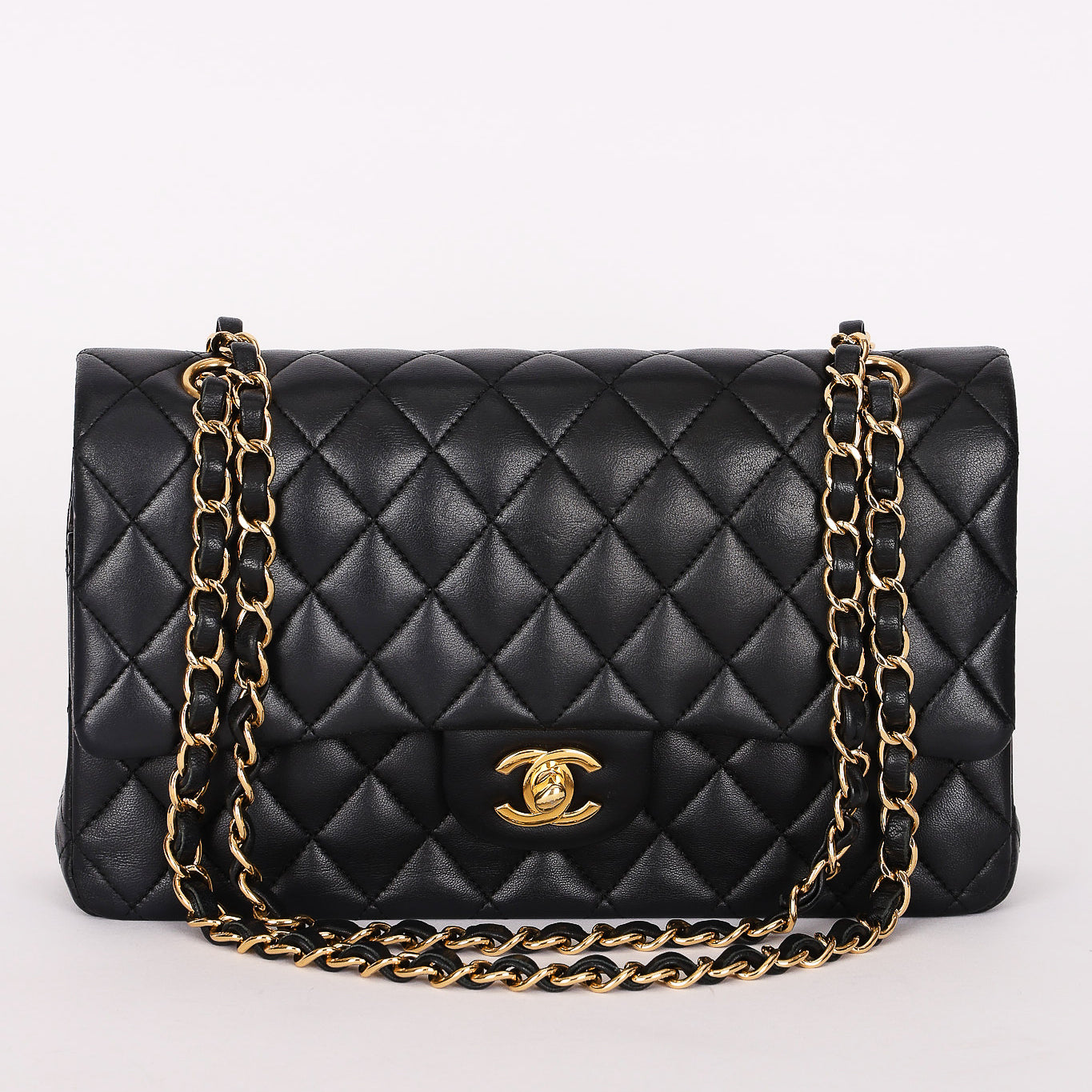 Chanel Medium Classic Double Flap Black Lambskin 2019 GHW