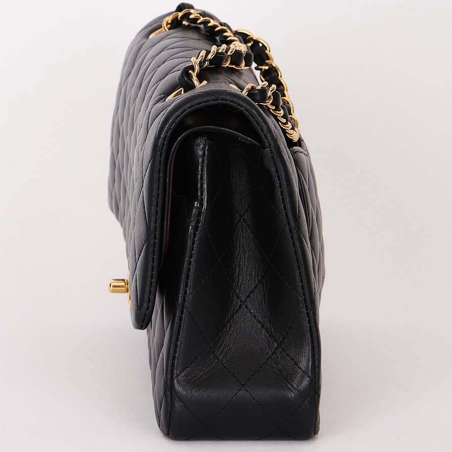Chanel Medium Classic Double Flap Black Lambskin GHW
