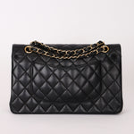 Chanel Medium Classic Double Flap Black Lambskin GHW