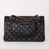 Chanel Medium Classic Double Flap Black Lambskin GHW