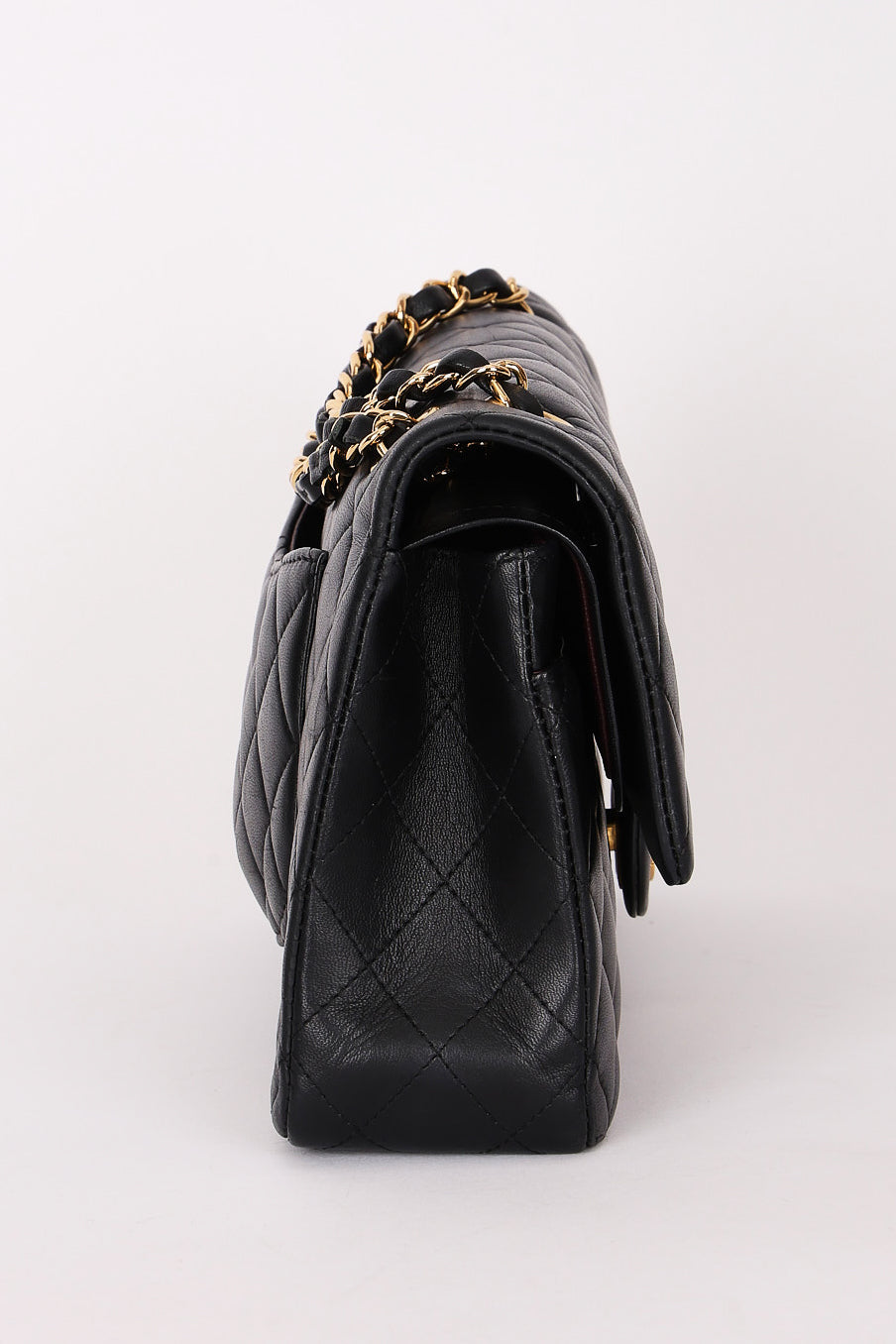 Chanel Medium Classic Double Flap Black Lambskin GHW