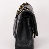 Chanel Medium Classic Double Flap Black Lambskin GHW