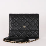 Chanel Wallet on Chain Black Caviar SHW