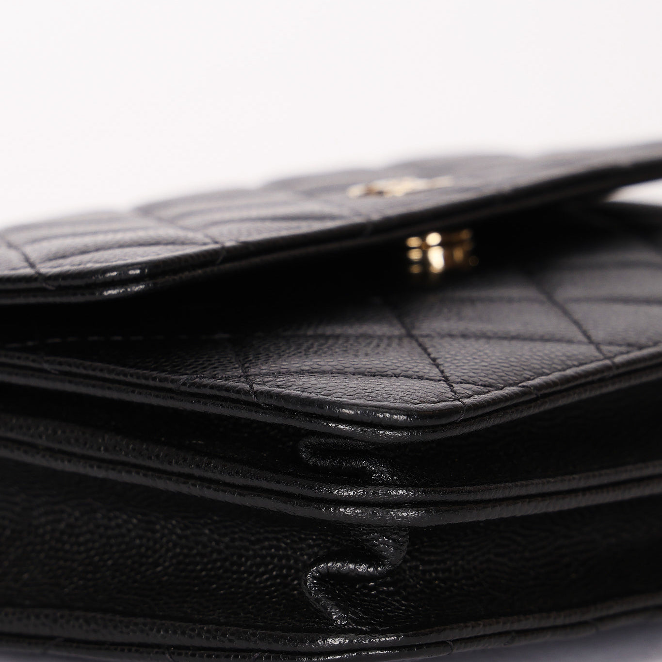 Chanel Wallet on Chain Black Caviar SHW
