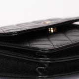 Chanel Wallet on Chain Black Caviar SHW