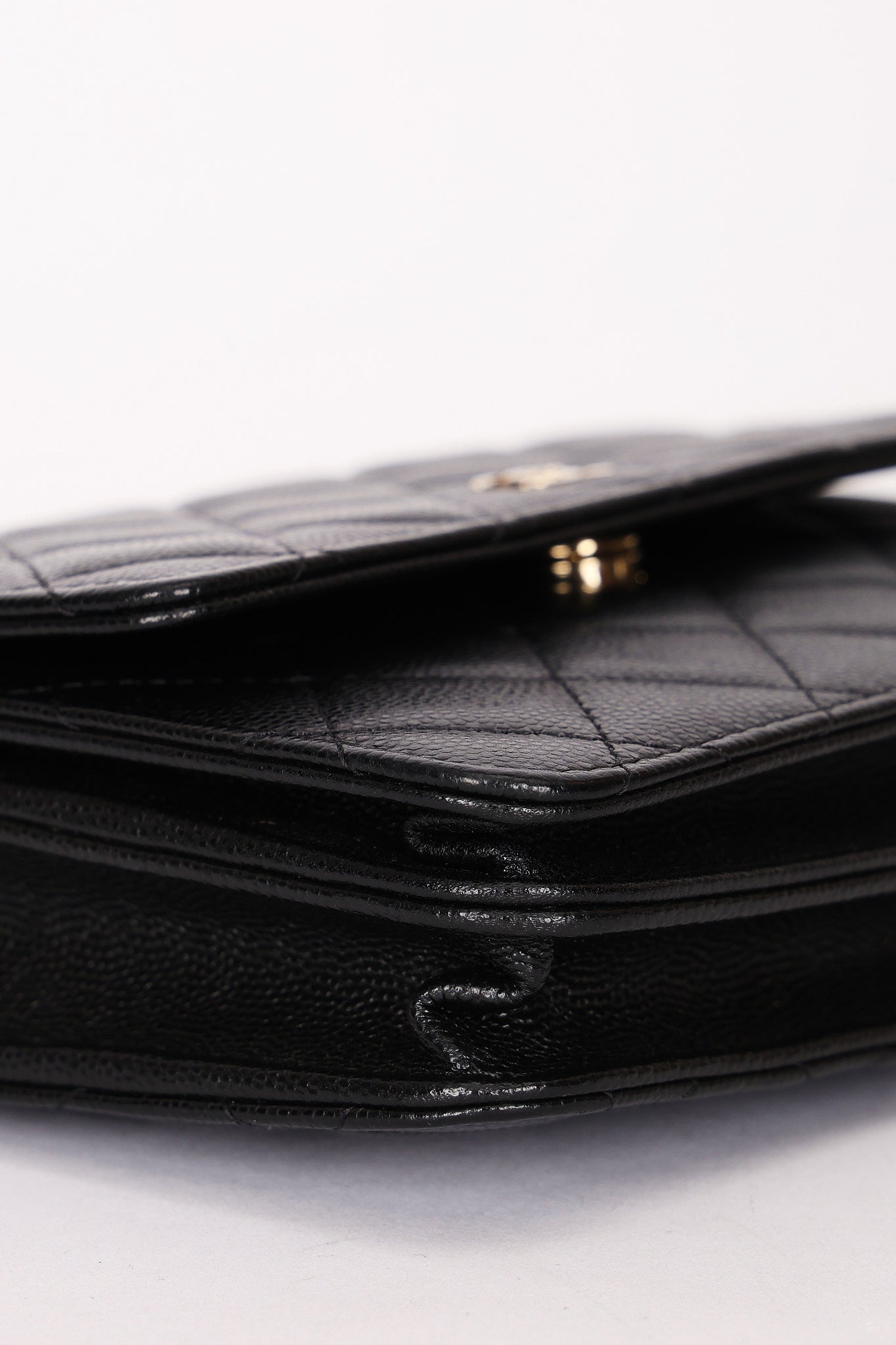 Chanel Wallet on Chain Black Caviar SHW