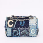Chanel Jumbo Single Flap Denim Patchwork SHW