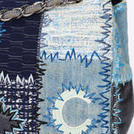 Chanel Jumbo Single Flap Denim Patchwork SHW