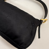 Ultra-Rare Fendi Satin Butterfly Embroidered Baguette Bag with Alligator Trim