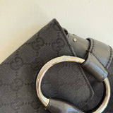 Gucci Monogram Canvas Horsebit Medium Pochette