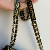 Chanel Caviar Coco Enamel Mini Rectangle Flap