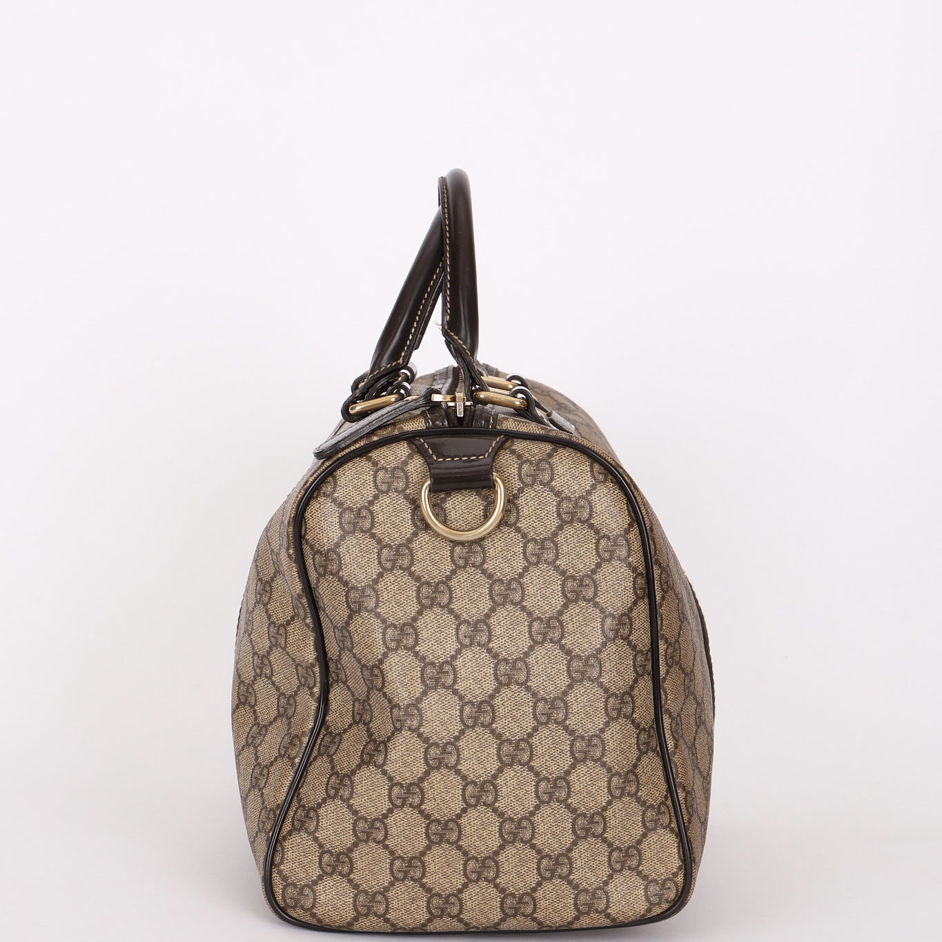 Gucci Coated Canvas Boston Bag