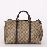 Gucci Coated Canvas Boston Bag