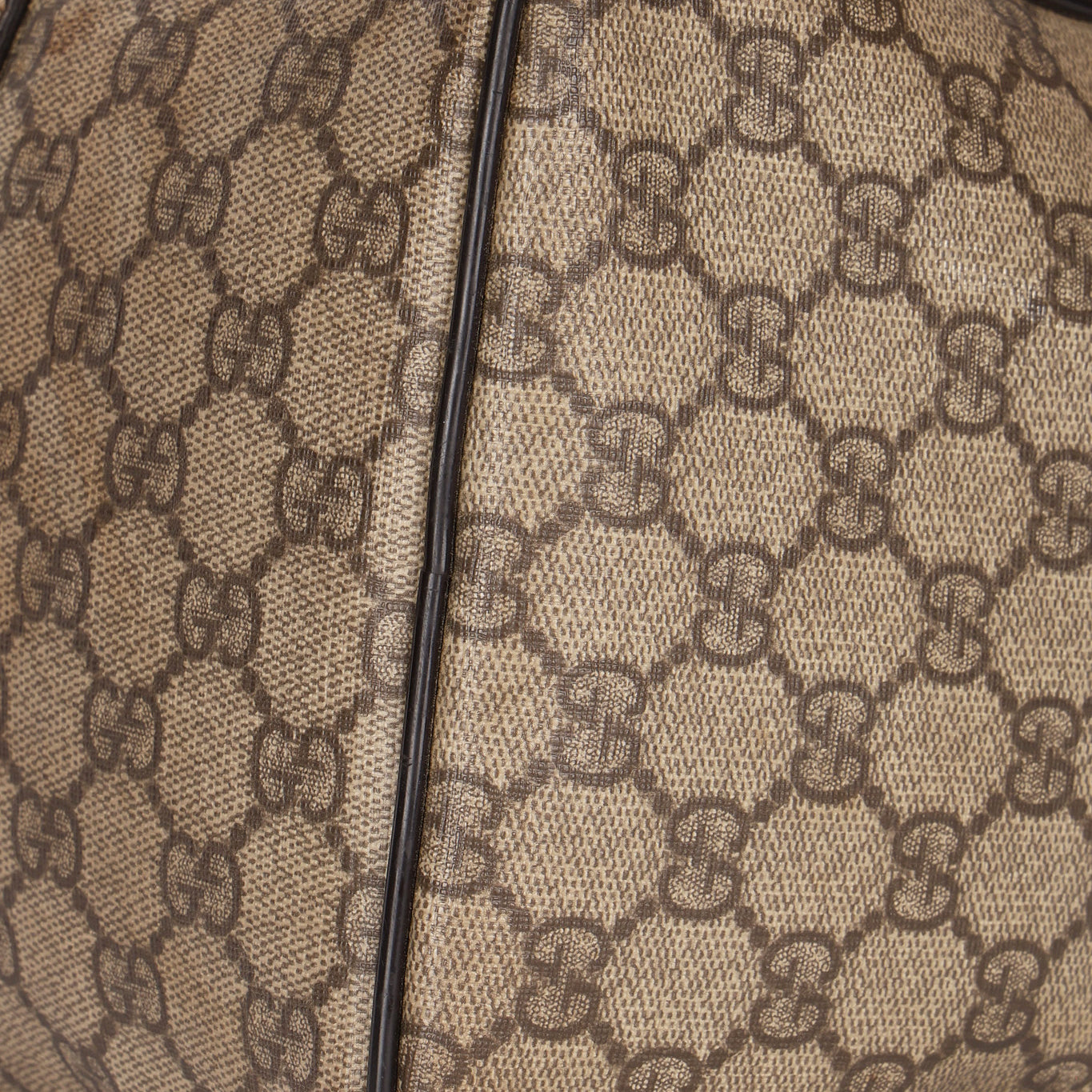 Gucci Coated Canvas Boston Bag