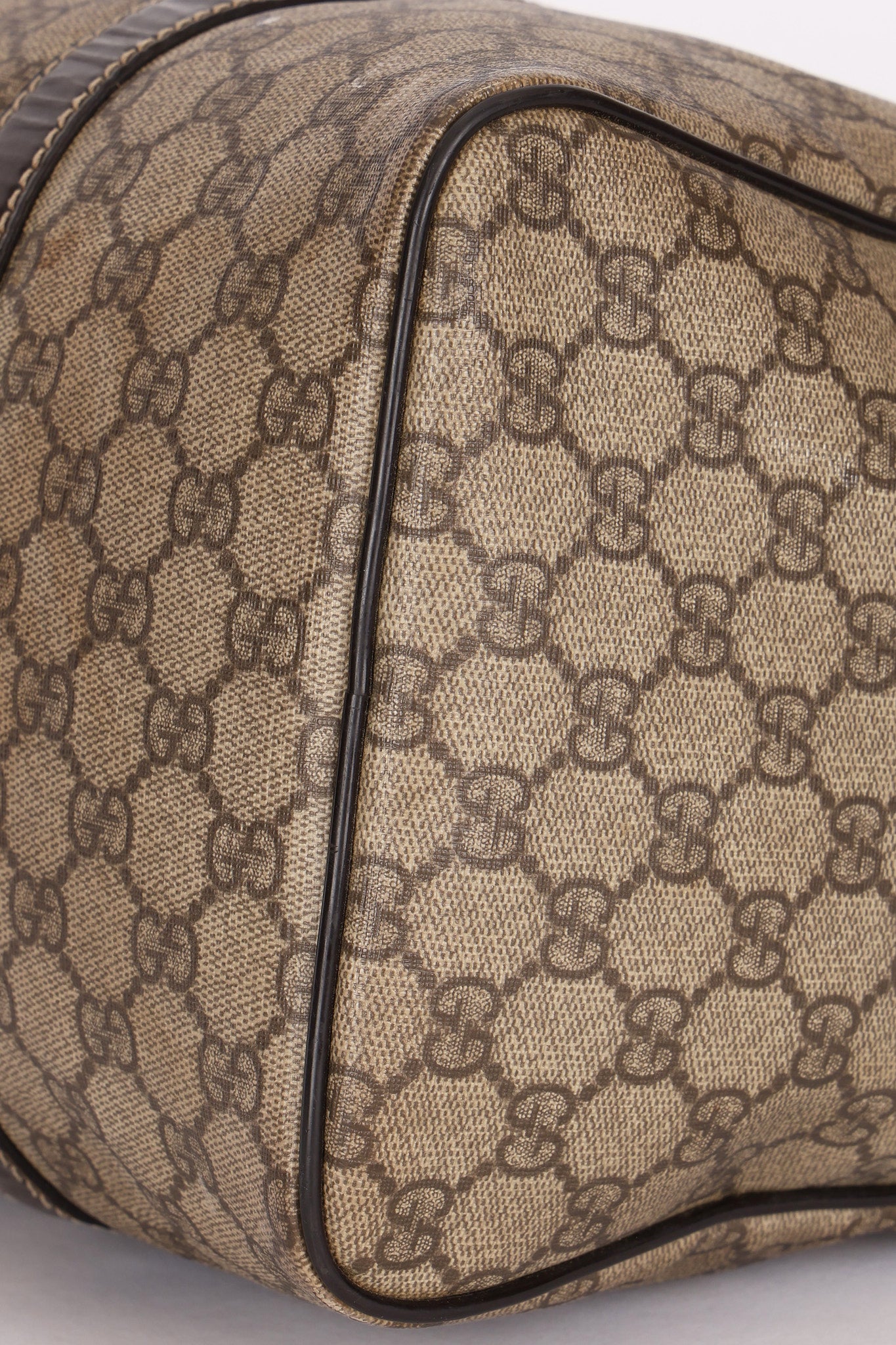 Gucci Coated Canvas Boston Bag