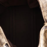 Gucci Coated Canvas Boston Bag