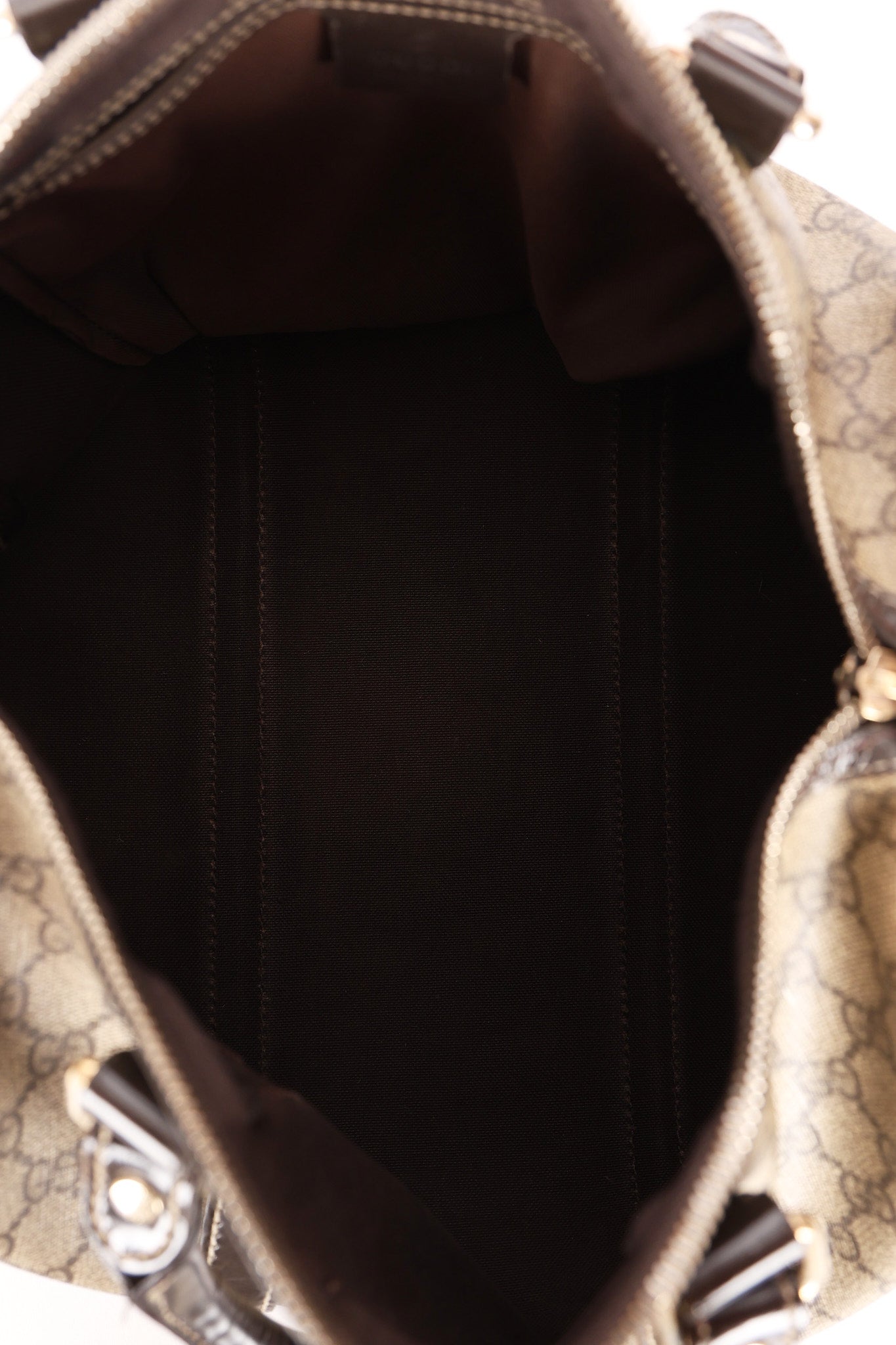 Gucci Coated Canvas Boston Bag