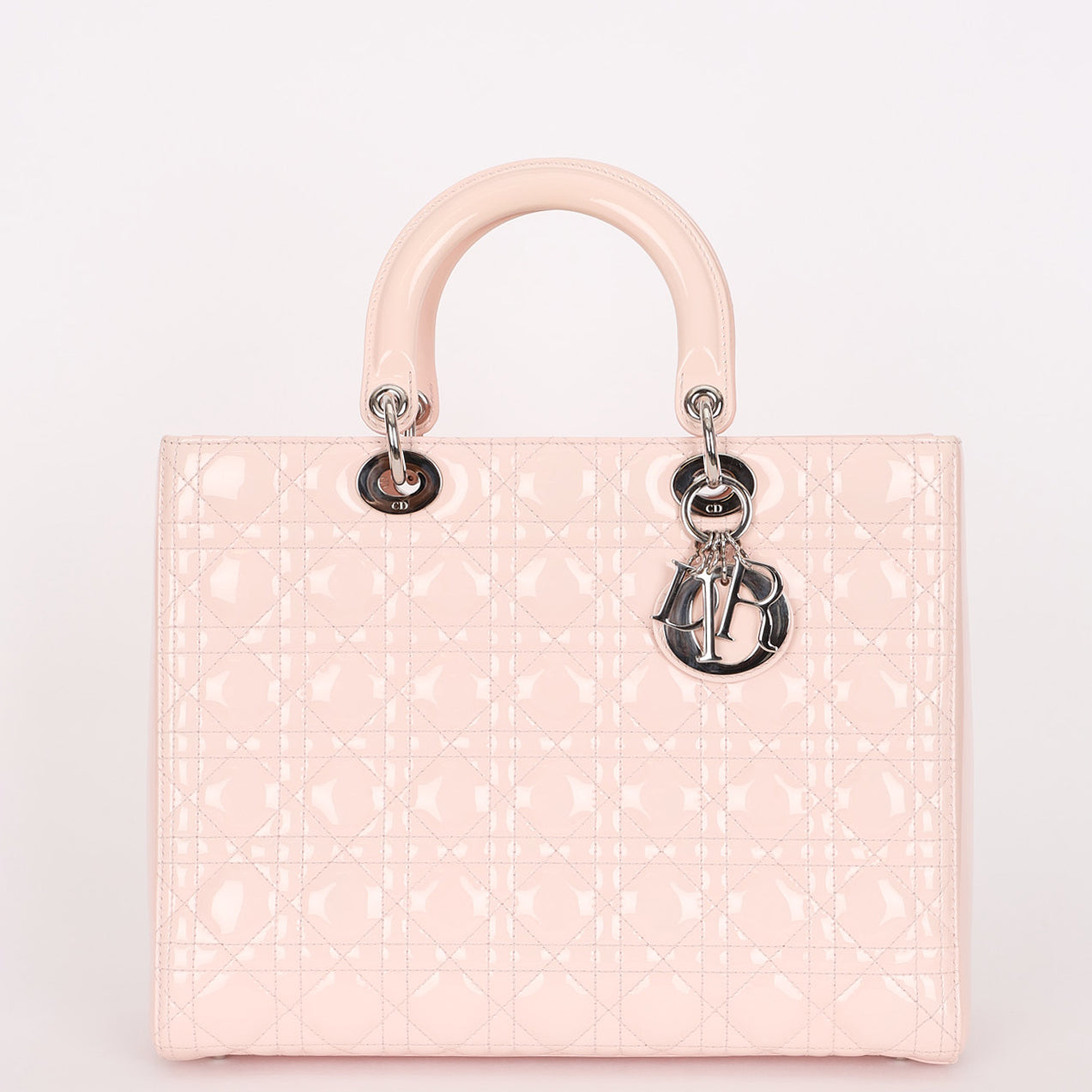 Dior Large Lady Light Pink Patent 2013