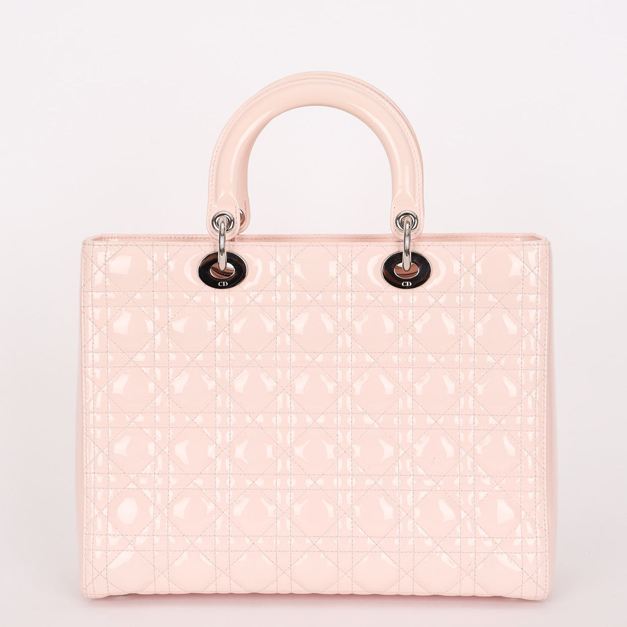 Dior Large Lady Light Pink Patent 2013