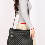 Chanel Large New Bubble Tote Dark Gray Calfskin 2012 RHW