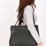 Chanel Large New Bubble Tote Dark Gray Calfskin 2012 RHW