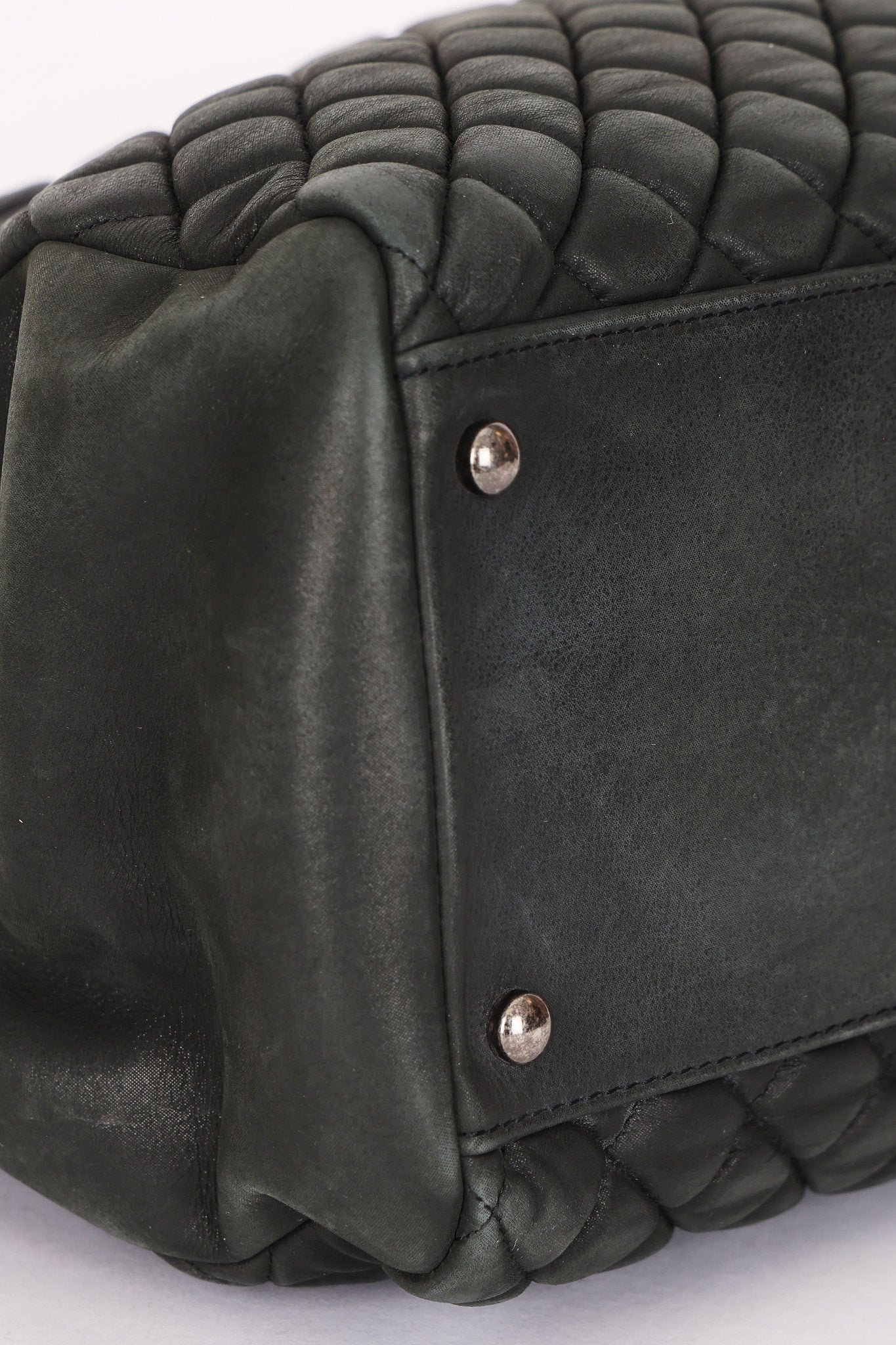 Chanel Large New Bubble Tote Dark Gray Calfskin 2012 RHW