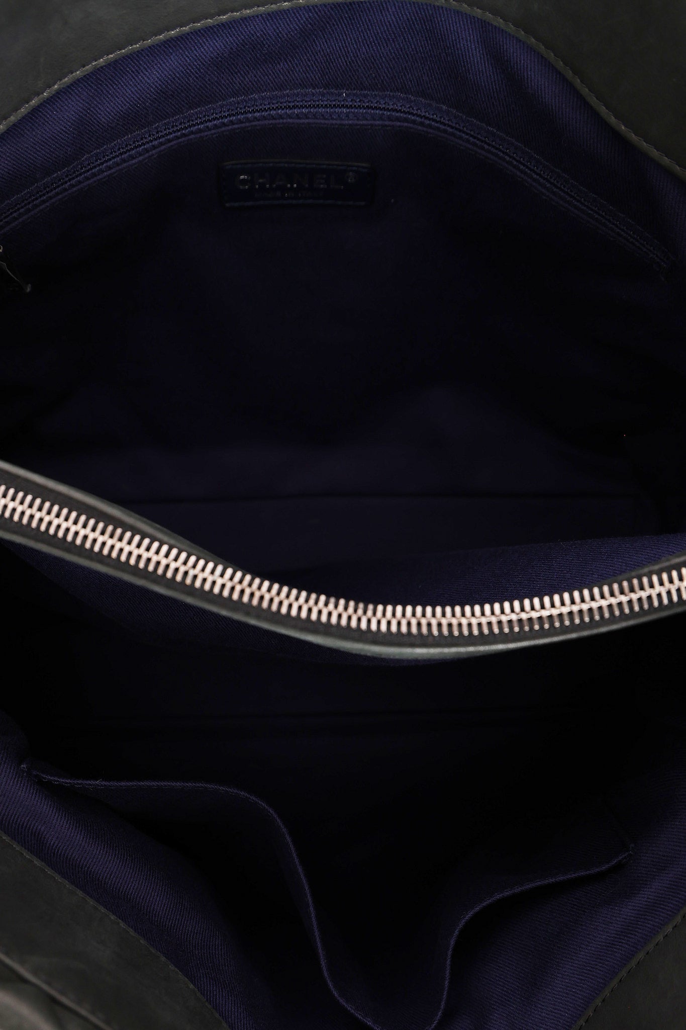 Chanel Large New Bubble Tote Dark Gray Calfskin 2012 RHW