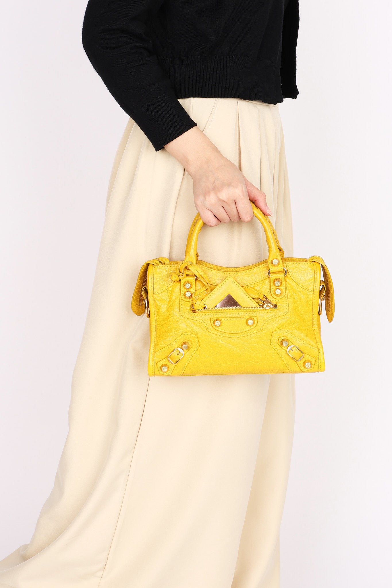 Balenciaga Mini Le City Bag Yellow