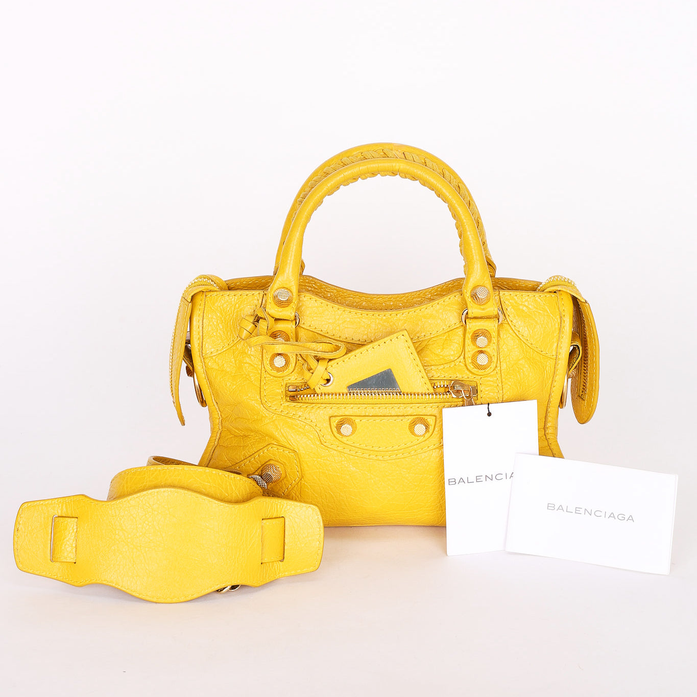 Balenciaga Mini Le City Bag Yellow