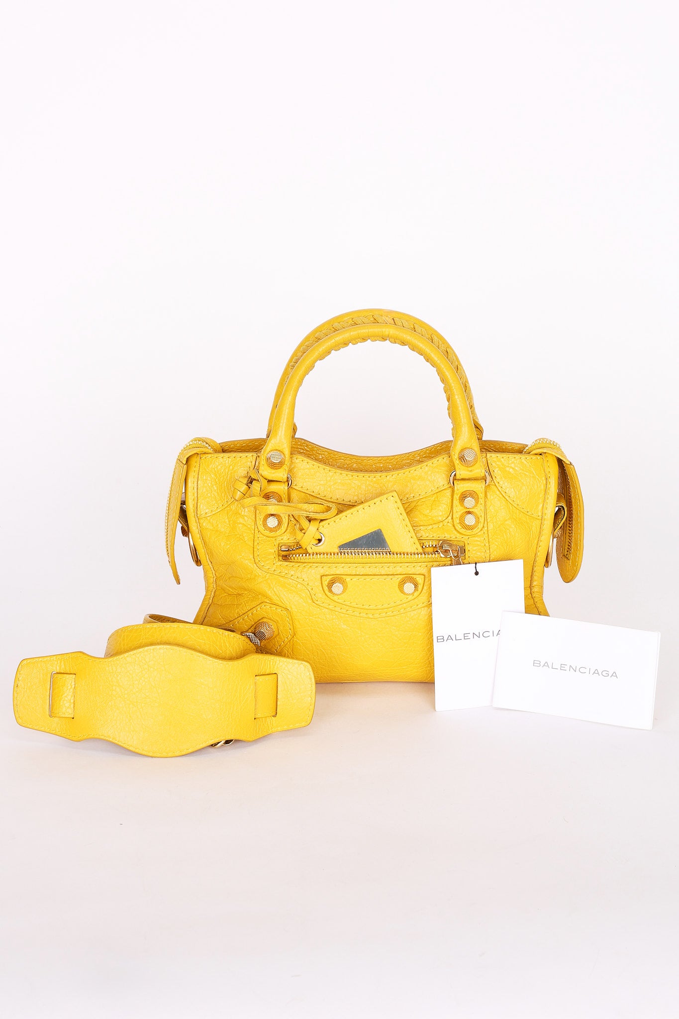 Balenciaga Mini Le City Bag Yellow