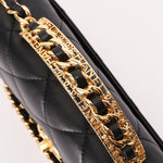 Chanel Top Handle Bag Black Calfskin AGHW