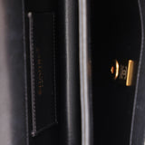 Chanel Top Handle Bag Black Calfskin AGHW