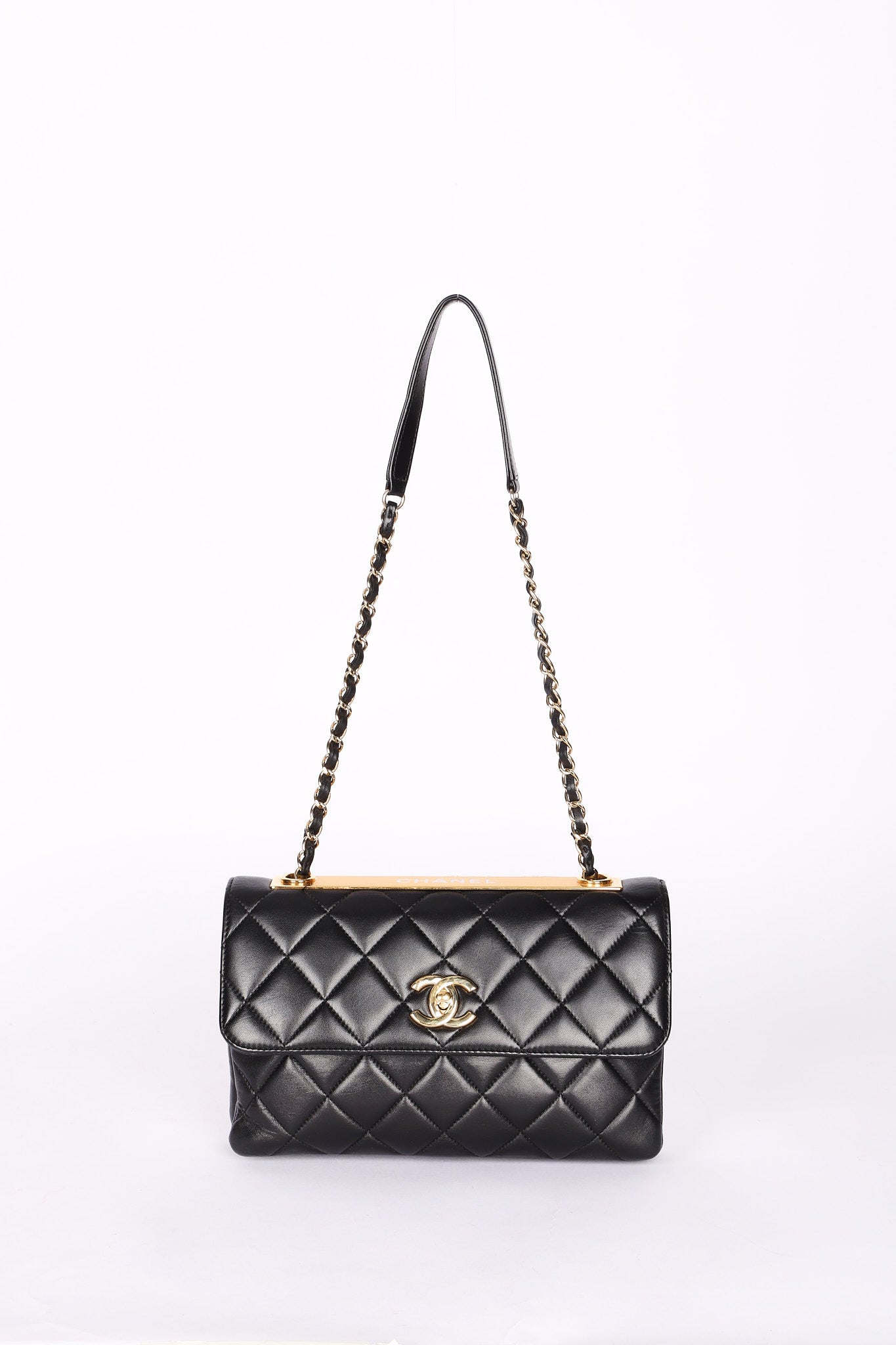 Chanel Bag Black Lambskin AGHW