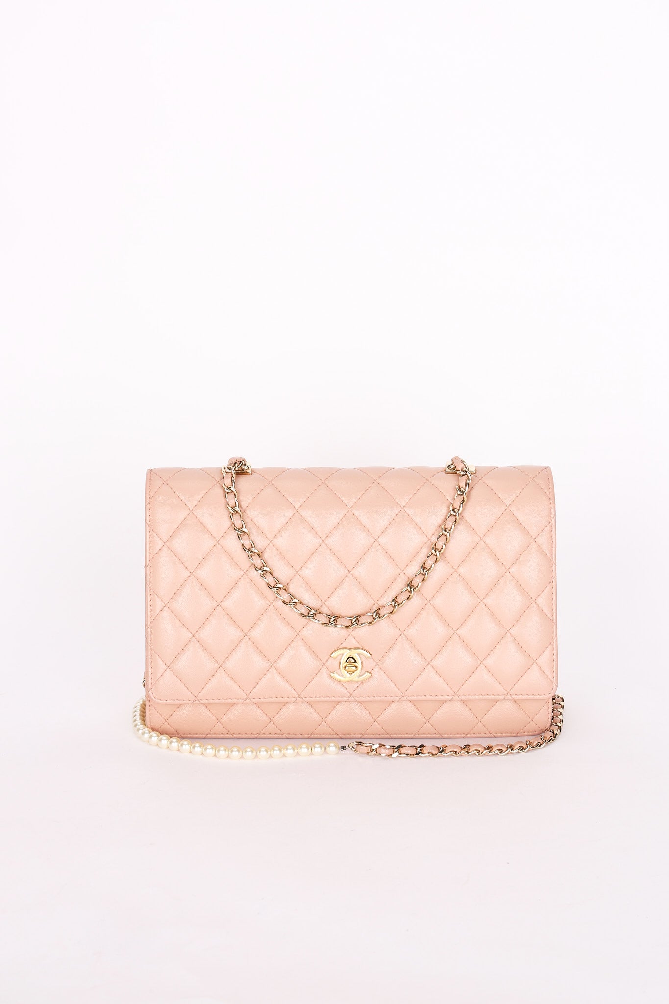 Chanel Bag Dusty Pink Calfskin AGHW