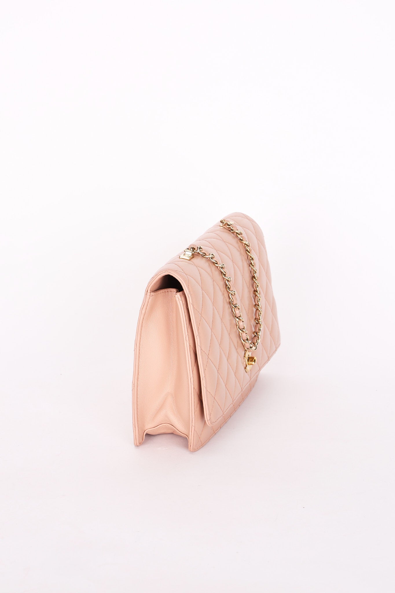 Chanel Bag Dusty Pink Calfskin AGHW