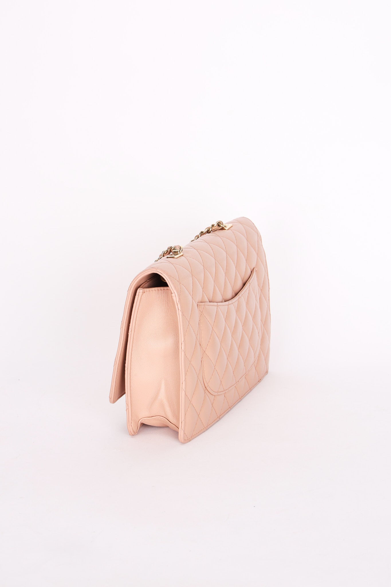 Chanel Bag Dusty Pink Calfskin AGHW