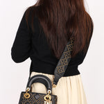 Dior Studded Mini Lady Black