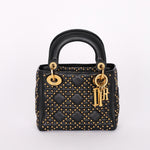 Dior Studded Mini Lady Black