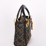 Dior Studded Mini Lady Black