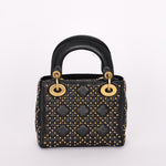 Dior Studded Mini Lady Black