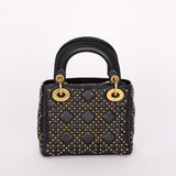 Dior Studded Mini Lady Black