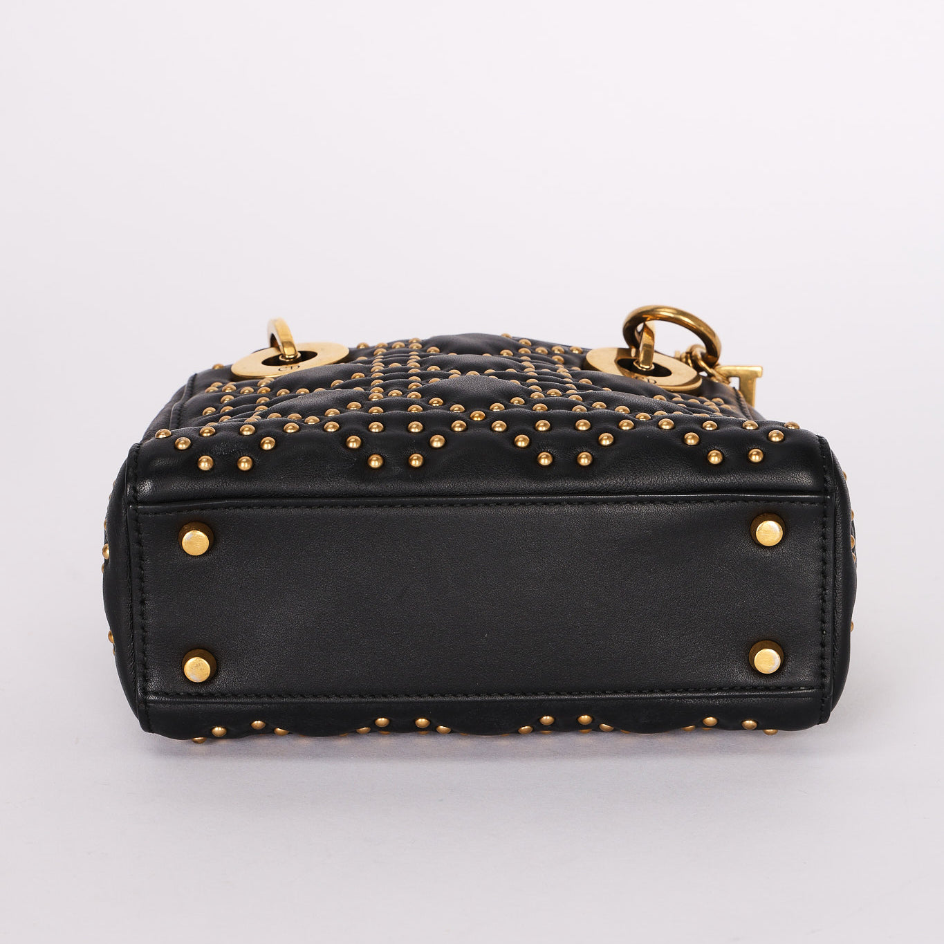 Dior Studded Mini Lady Black