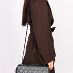 Chanel Single Flap Gunmetal Metallic RHW