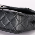Chanel Single Flap Gunmetal Metallic RHW