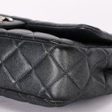 Chanel Single Flap Gunmetal Metallic RHW