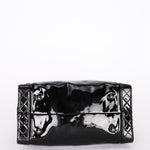 Chanel Boy Reverso Shopping Tote Black Patent RHW