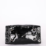 Chanel Boy Reverso Shopping Tote Black Patent RHW