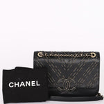 Chanel CC Chain Subtle Flap Black Sheepskin AGHW