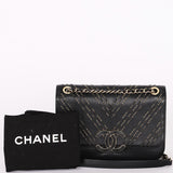 Chanel CC Chain Subtle Flap Black Sheepskin AGHW